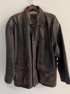 Field FG Gear Leather Men’s Jacket / Size XL - Picture 1 of 3