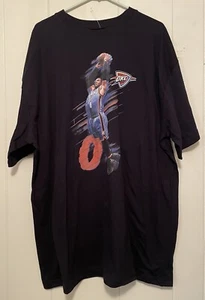 Camiseta gráfica NBA OKC Oklahoma City Thunder para hombre XXL 2XL negra nueva sin etiquetas - Imagen 1 de 6