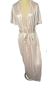 Vintage Diane Von Furstenberg Belted Long Robe Gown Lingerie NWY Size Small USA - Picture 1 of 6