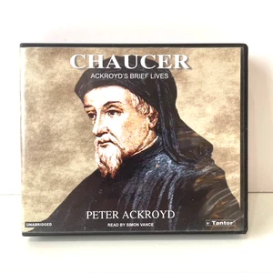 Chaucer CD Audiobook by Peter Ackroyd Unabridged on 4 CDs Ackroyd's Brief Lives - Picture 1 of 5