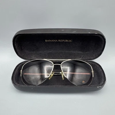 Banana Republic Sunglasses Aviator Hollie/S 0AU2Y6 Gold Gradient 59-14-125 +CASE - Image 1 of 4