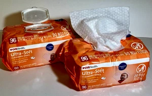 ✅ TUCH 192 (2x96 Stück) Aloe/Sensitive-Skin FLIP-TOP Reinigung BABY ~ ERWACHSENE Feuchttücher - Bild 1 von 10