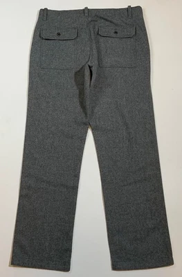 Banana Republic Wool Blend Pants Men 33 X 31.5 Flap Back Pockets Drawstring - Image 1 of 4