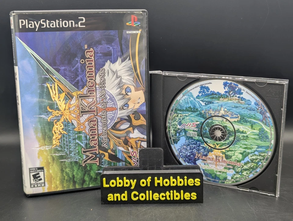 Mana Khemia: Alchemists of Al-Revis  ( PlayStation 2 ) Mint Disc -W/ Soundtrack - Image 1 of 4