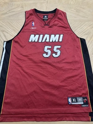 Camiseta Jason Williams Miami Heat Reebok Roja Cosida NBA Hombres Talla XL Foto 1 de 4