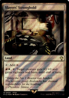 MTG Commander: FINAL FANTASY Surge Foil Slayers' Stronghold R 424 N - Image 1 of 2