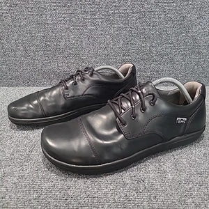 Lems Nine2Five Black Leather Minimalist Shoes Men's 11.5 Womens 13 Casual - Picture 1 of 15