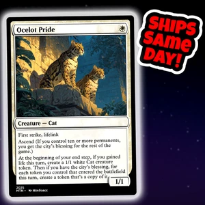 Ocelot Pride - Custom Art Magic: The Gathering Playtest Card - Commander EDH - Picture 1 of 4