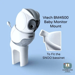 VTech BM4500HD Snoo Mount: No-Drill Clip-On Baby Monitor Holder - Picture 1 of 8