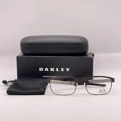 Gafas Oakley para hombre placa de superficie semi borde titanio OX5132 satinado corten Foto 1 de 4