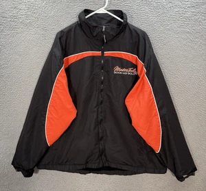 Matco Tools Jacket Adult 2XL XXL Black Orange Fleece Lined Mechanic Biker Garage - Picture 1 of 10