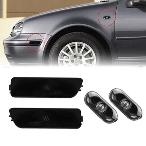 Front Fender Bumper Side Marker Light Cover For VW MK4 Golf GTI Jetta Cabrio R32 - Picture 1 of 12