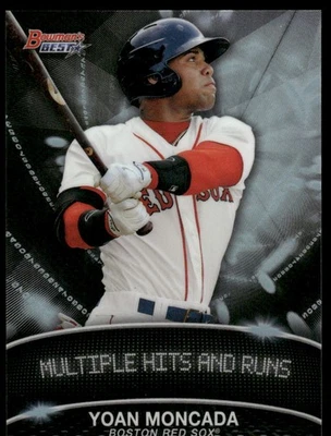 Bowman's Best #SL-YM 2016 Yoan Moncada Stat Lines Foto 1 de 2