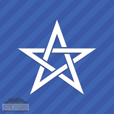 Calcomanía de vinilo símbolo estrella Foto 1 de 2