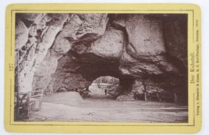 CDV Foto Kuhstall Sächsische Schweiz um 1900 Römmler u Jonas - Bild 1 von 2