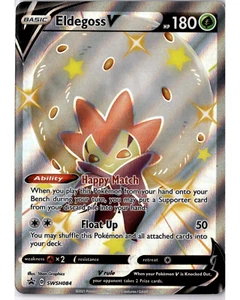 Eldegoss V SWSH084 Shining Black Star Promo Shiny Ultra Rare Holo Pokémon TCG NM - Picture 1 of 2