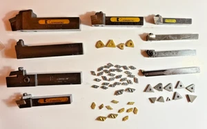 MIXED LOT of Kennametal Carboloy Lathe Toolholder & Inserts - Picture 1 of 16
