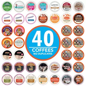Crazy Cups Flavored Coffee Pods Variety Pack, Fully Compatible with All Keurig F - Picture 1 of 12