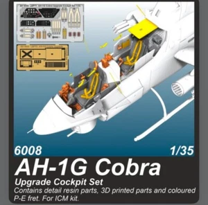 1/35 CMK #6008 AH-1G Cobra Cockpit Set For ICM - Picture 1 of 1