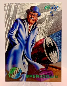 1995 Fleer Marvel Metal Batman Forever Silver Flasher #3 -Breakdown James Gordon - Picture 1 of 2