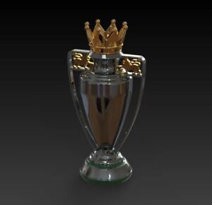 premier league trophy full size scale 3d printed chrome plated