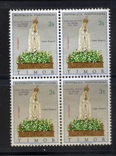 TIMOR , 1  BLOQUE MNH , TEMA RELIGION 1967 MICHEL 356