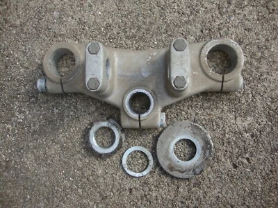 Harley-Davidson SX250 1977 fabricante original triple techo de árbol con herrajes Aermacchi ss 250 175 Foto 1 de 4