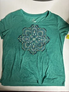 NWT Made For Life Teal Xl Shirt - Picture 1 of 2