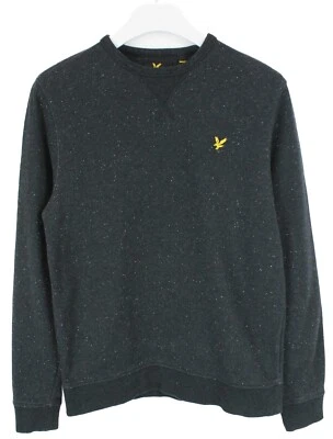 LYLE & SCOTT ML601V Sweatshirt Men's MEDIUM Melange Pullover Crew Neck Logo - Image 1 of 4