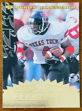 1997 Score Board Dean's List #16 Byron Hanspard Rookie Card Insert TEXAS TECH NM