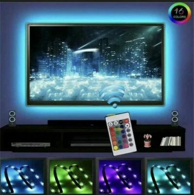 Striscia LED Luce RGB Controller Sensore Musicale Retroilluminazione TV USB IP55 - Immagine 1 di 4