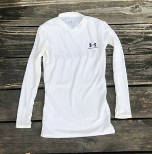White Under Armour Long-Sleeve Thermal Base Layer - YMD