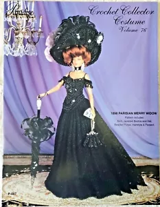 Paradise Crochet Costume Pattern, 1898 Parisian Merry Widow Vol. 76 - Picture 1 of 2