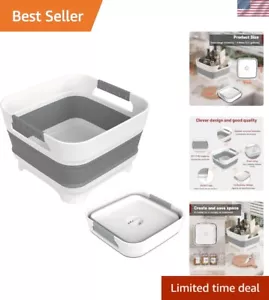 Versatile 2.4 Gallon Collapsible Wash Basin with Comfortable Grip for Any Task - Picture 1 of 10