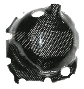 KAWASAKI Z1000 + SX 2010-24 CARBON KUPPLUNGSDECKEL MOTORDECKEL CARBONE CARBONO - Picture 1 of 2