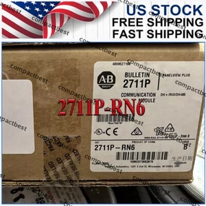1PC Allen Bradley 2711P-RN6 /B PanelView Plus DH+ DH485 RIO Module - Picture 1 of 7