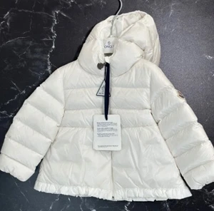 Moncler Kids' Salzman Logo Water Resistant Down Puffer Jacket - Size 18/24MONTHS - Picture 1 of 11