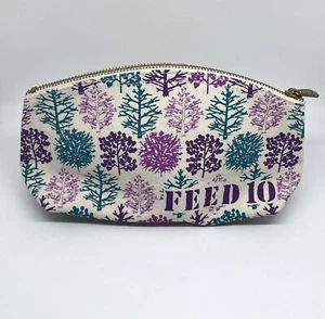 Clarins Feed 10 Canvas Kosmetik Make-up Tasche Tasche Clutch Etui - Bild 1 von 6