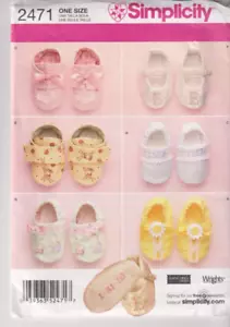 2471 SIMPLICITY - Baby SHOES - UNISEX Infant One Size - Picture 1 of 1