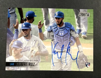 2021 Topps Stadium Club - Keibert Ruiz #SCBA-KR Los Angeles Dodgers - RC AUTO - Image 1 of 2