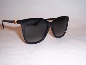 NEW GUCCI SUNGLASSES GG 1071S 001 BLACK/GRAY GRADIENT 55MM AUTHENTIC 1071 - Picture 1 of 8