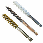 Hightbrush Nylon, Stainless Steel and Brass Brush 2"BL 4"OL, 6-38mm dia for Guns
