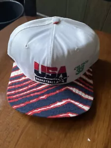 Team USA Larry Bird Snapback Original Dream Team NBA Vintage Hats Sports - Picture 1 of 2