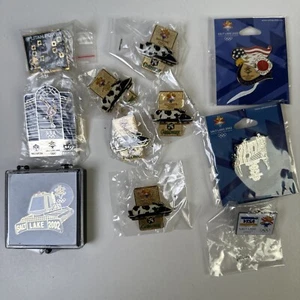 Salt Lake City Olympic Pins 2002 Fire Department Utah Power Gateway Visa 11 Pins - Picture 1 of 15