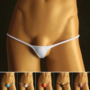 Mens G-String Underwear T Back Micro Low-Rise Mini Bikini Briefs Underpants x1 - Picture 1 of 31