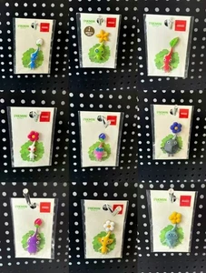 Pikmin Pin Badge Komplettsatz aller 9 Typen Nintendo Official Store Neu - Bild 1 von 9