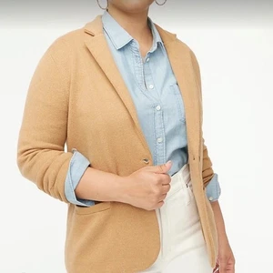 J. nuovo Blazer maglione scolaretto Crew Acorn Tan taglia XXL - Foto 1 di 8