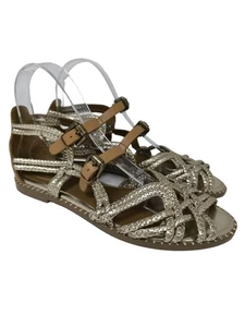 CHLOé Komfort-Sandalen Damen Sandalen Gr. DE 38 goldfarben Casual-Look - Bild 1 von 7