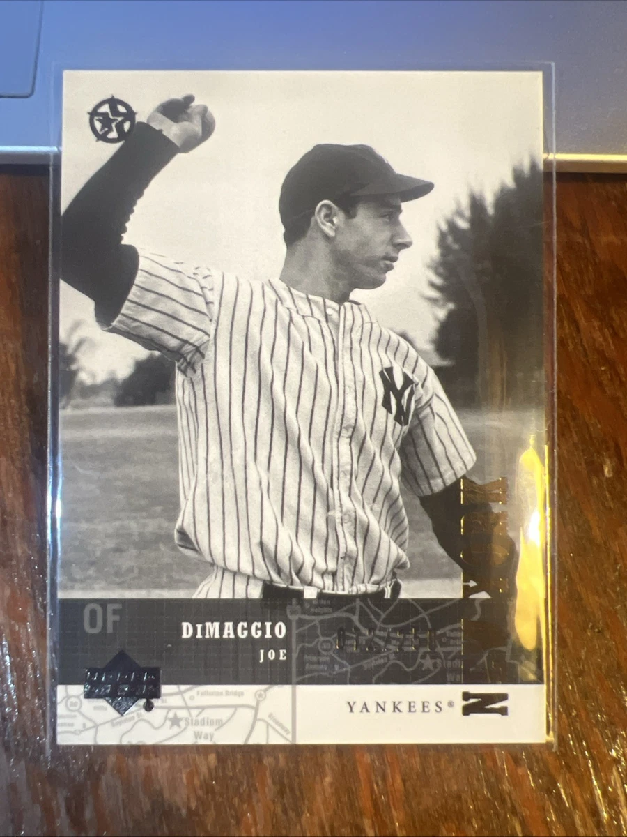 Upper Deck Joe DiMaggio Baseball Serial Numbered Sports Trading
