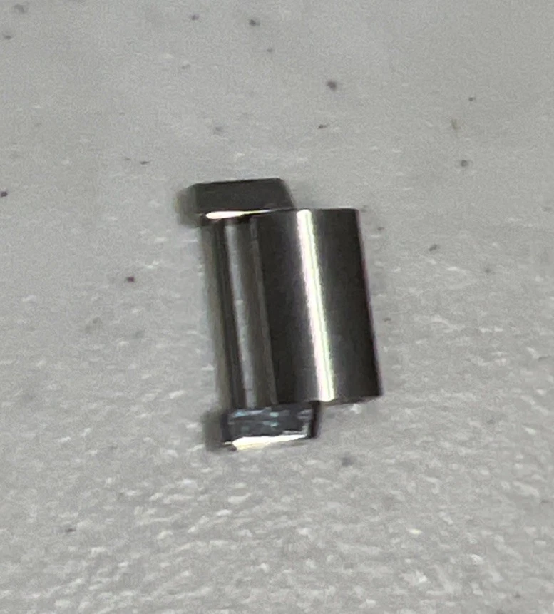 Cartier Medio Eslabón 18mm Tanque Francés Acero Inoxidable Auténtico Original Foto 1 de 1